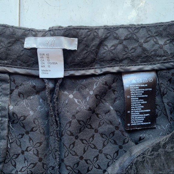 H&M rich black pants 12 - Picture 6 of 8